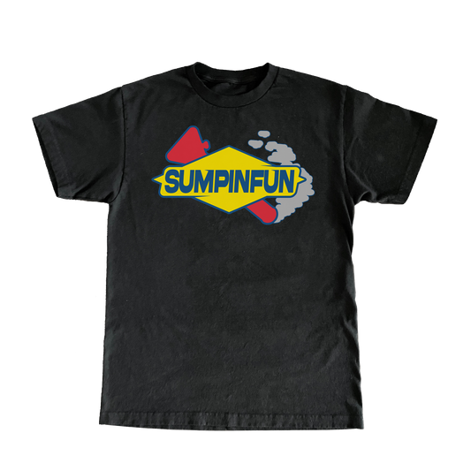 SUMPIN FUN TEE (BLACK + WHITE)