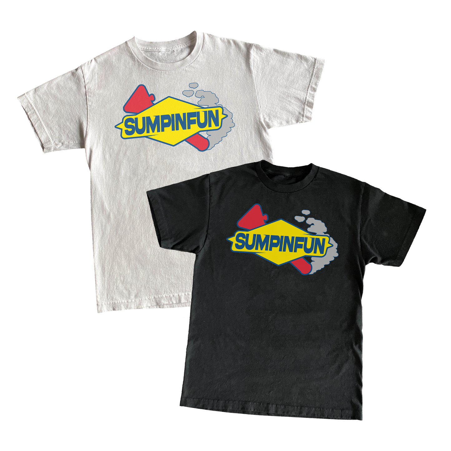 SUMPIN FUN TEE (BLACK + WHITE)